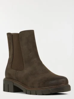 Bottines à talon marrons femme(36-41)