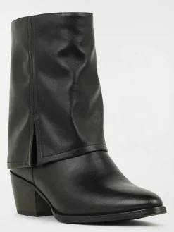 Bottines à talon noires femme (36-41)