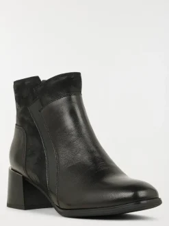 Bottines à talon noires femme (36-41)
