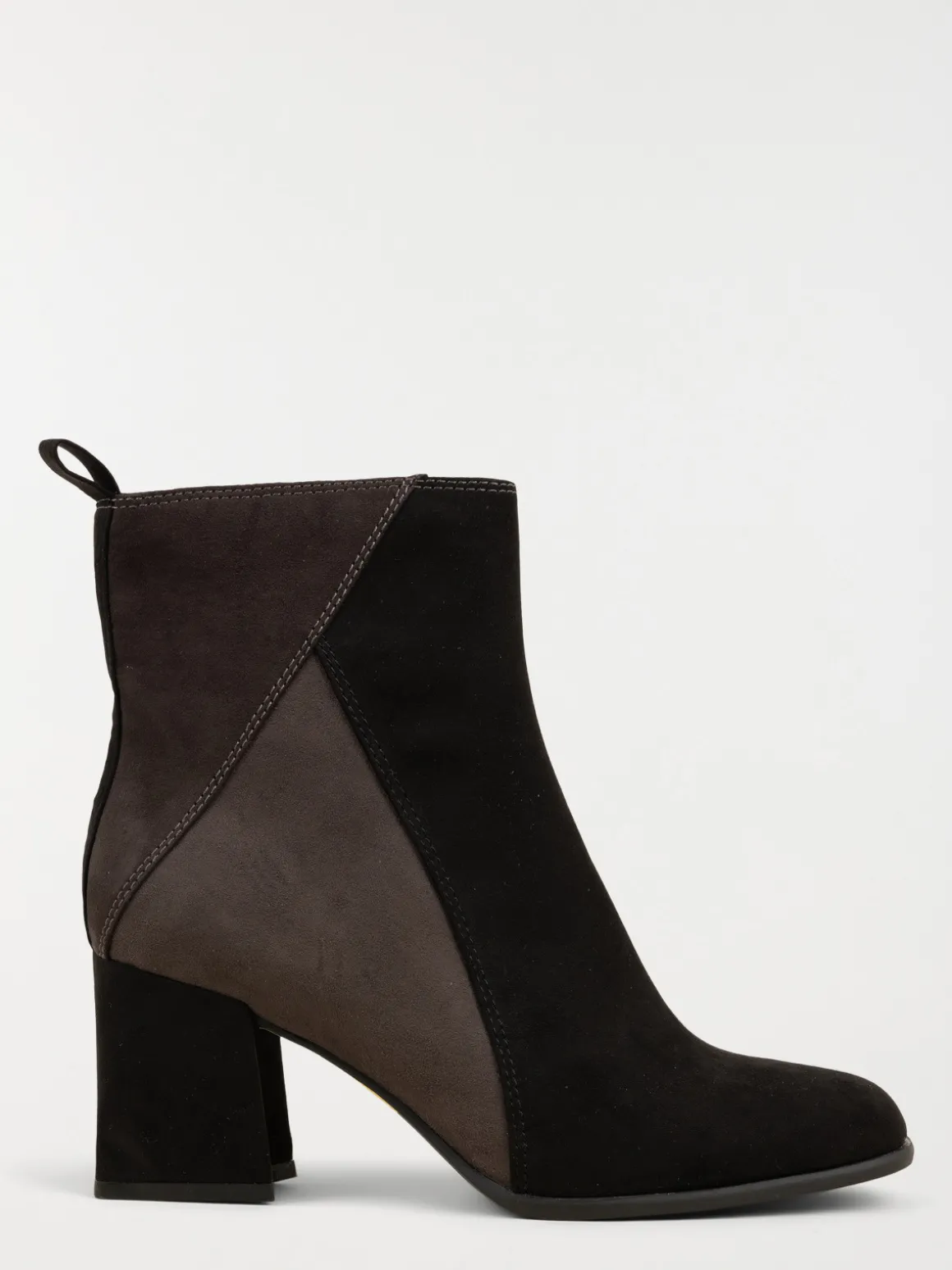 Bottines à talon tricolore femme (36-41)