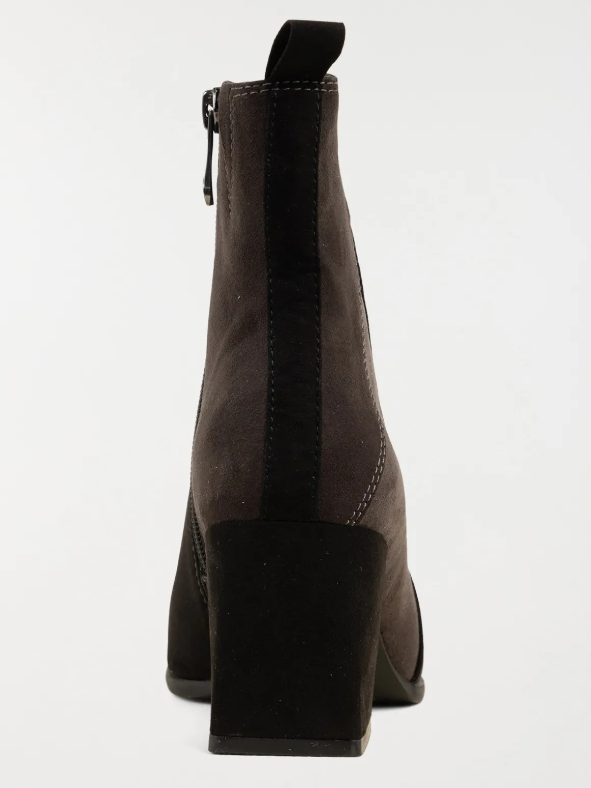 Bottines à talon tricolore femme (36-41)