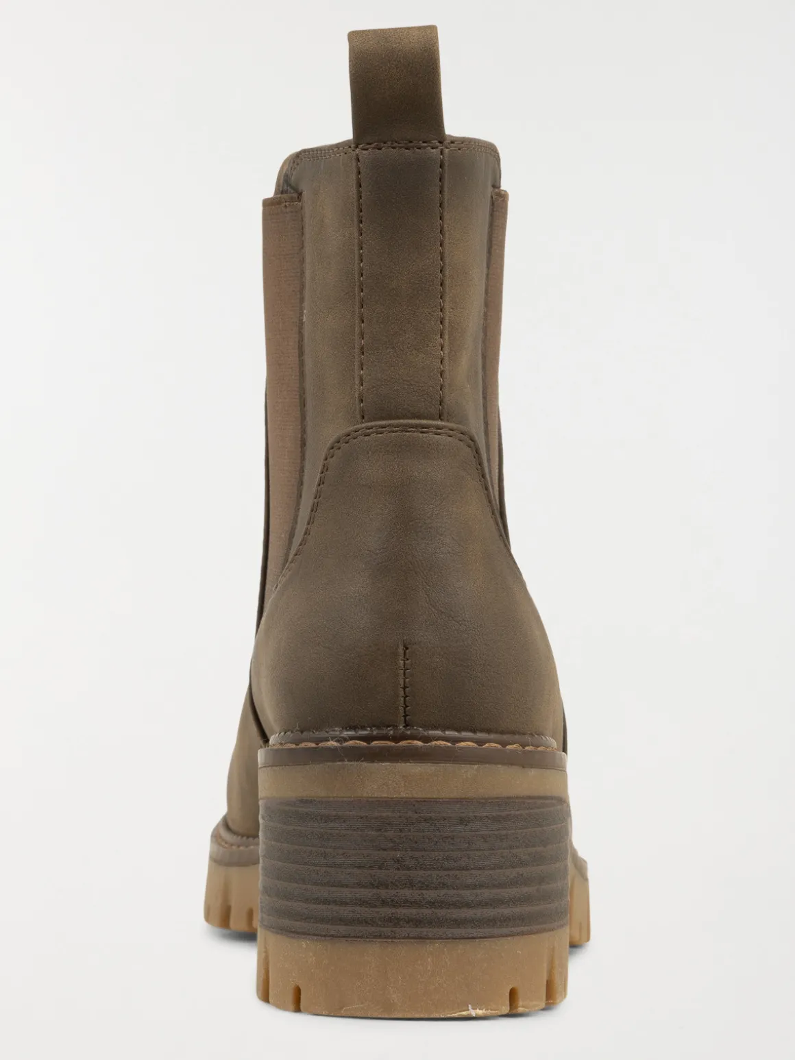 Bottines à talons femme camel (36-41)