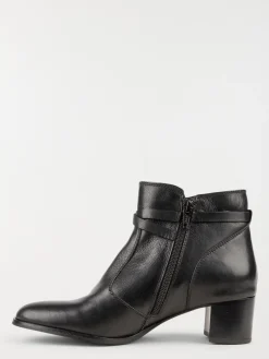Bottines à talons femme noir (36-41)