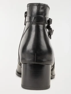 Bottines à talons femme noir (36-41)