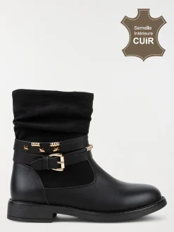 Bottines brides fantaisies fille (31-37)