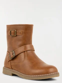 Bottines brides marrons fille (31-35)