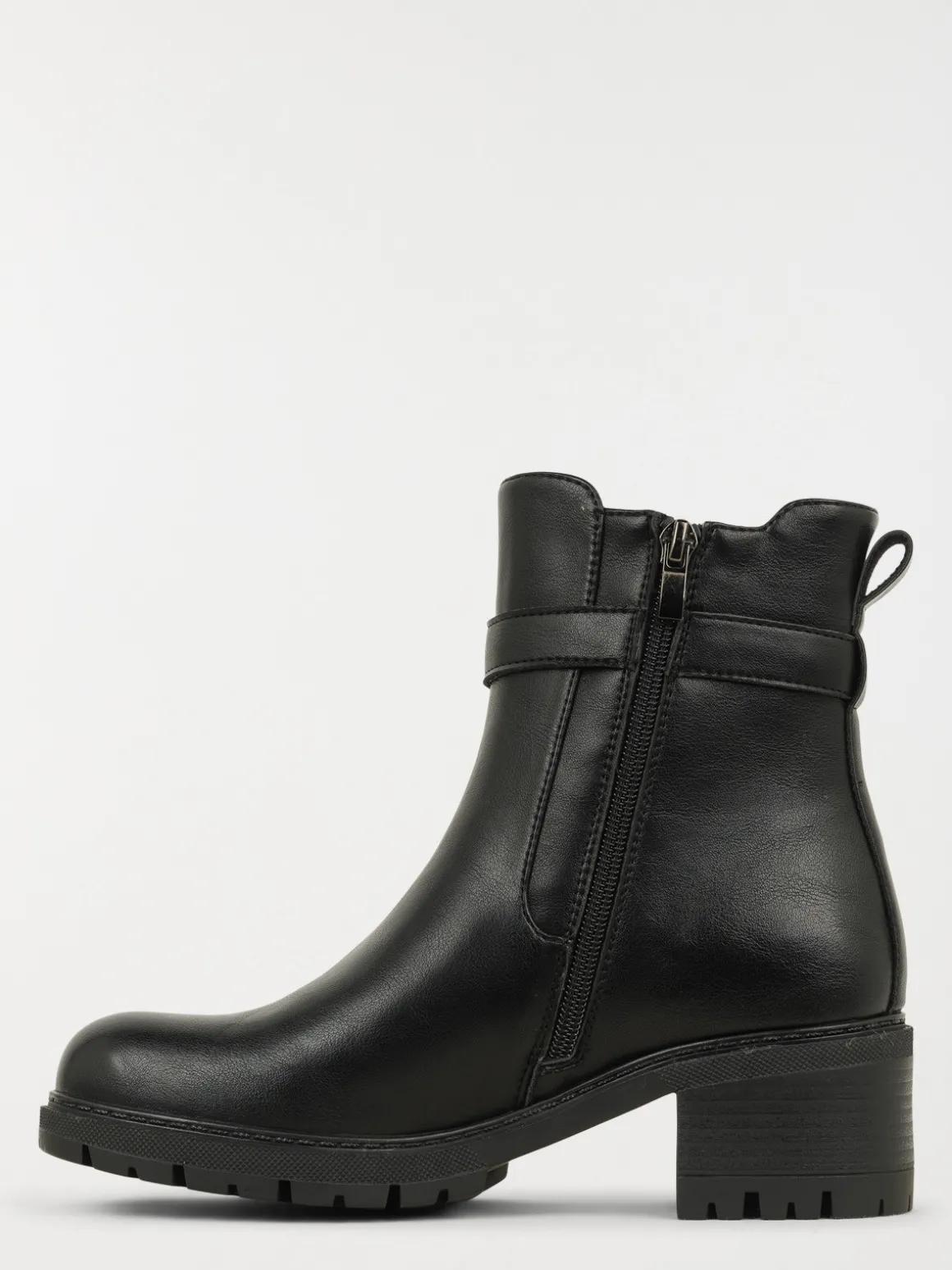 Bottines brides noires femme (36-41)