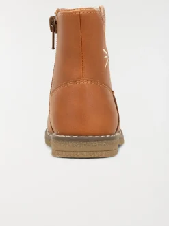 Bottines camel lapin fille (20-23)