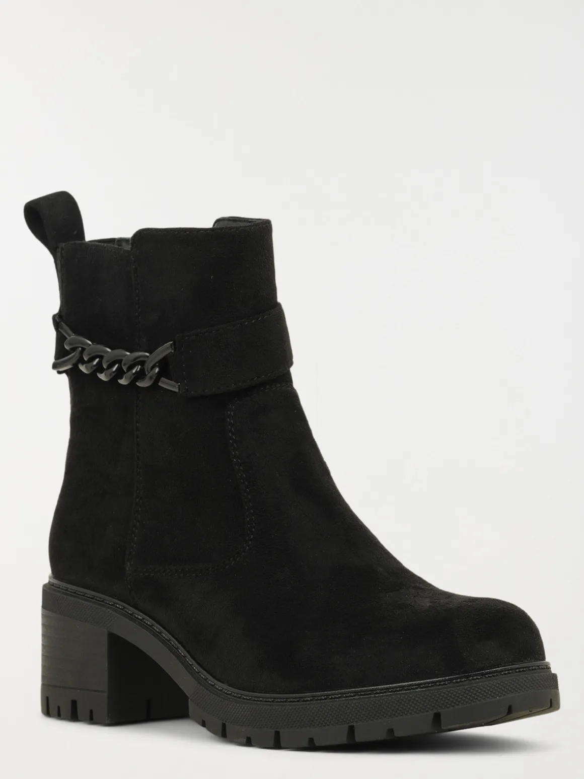 Bottines chaines noires femme (36-41)