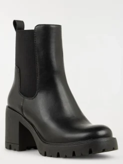 Bottines chelsea à talon femme (36-41)