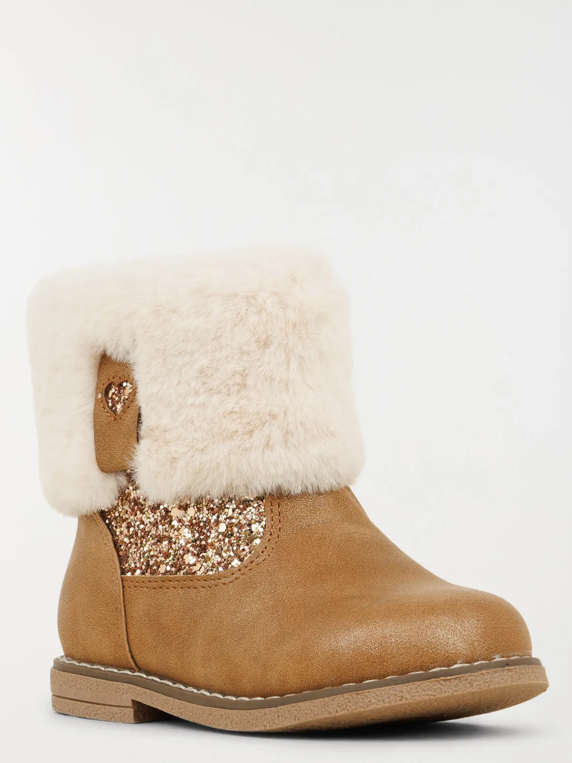Bottines coeur pailleté fille (24-30)