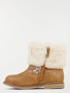 Bottines coeur pailleté fille (24-30)