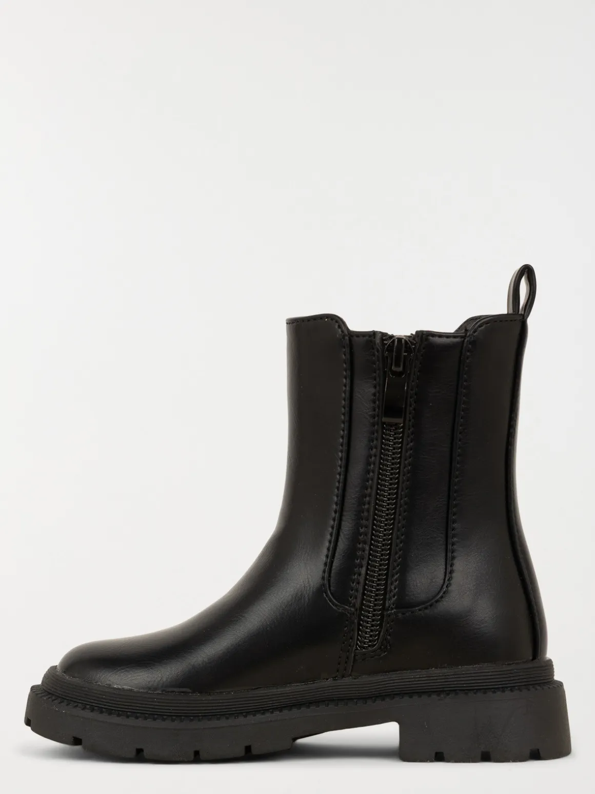 Bottines coeurs noires fille (24-30)