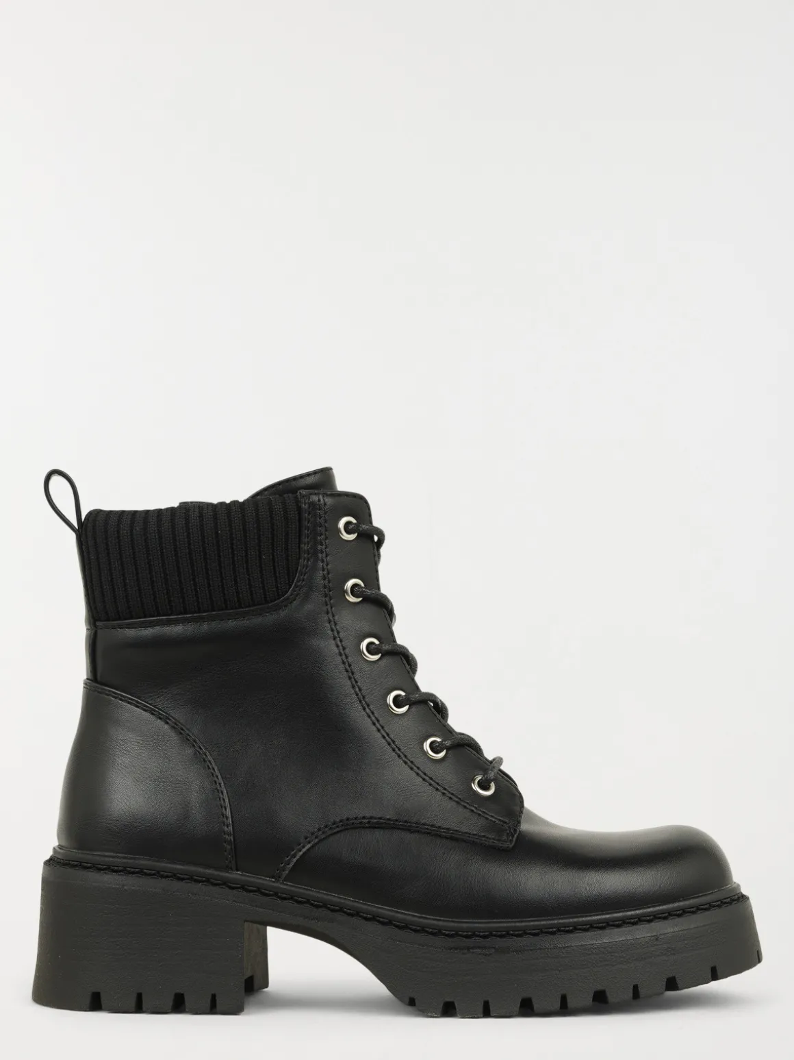Bottines col contrasté femme (36-41)