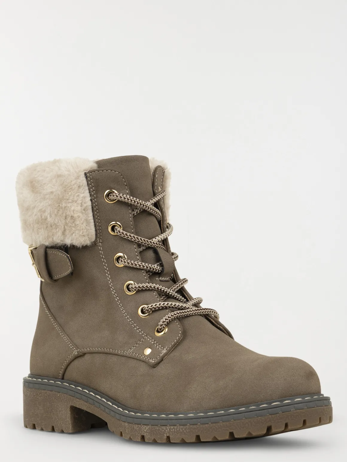 Bottines col fourré femme (36-41)
