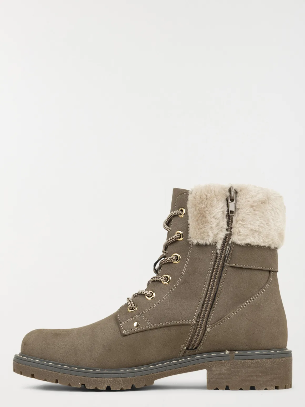 Bottines col fourré femme (36-41)