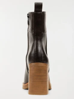 Bottines coloris moka femme (36-41)
