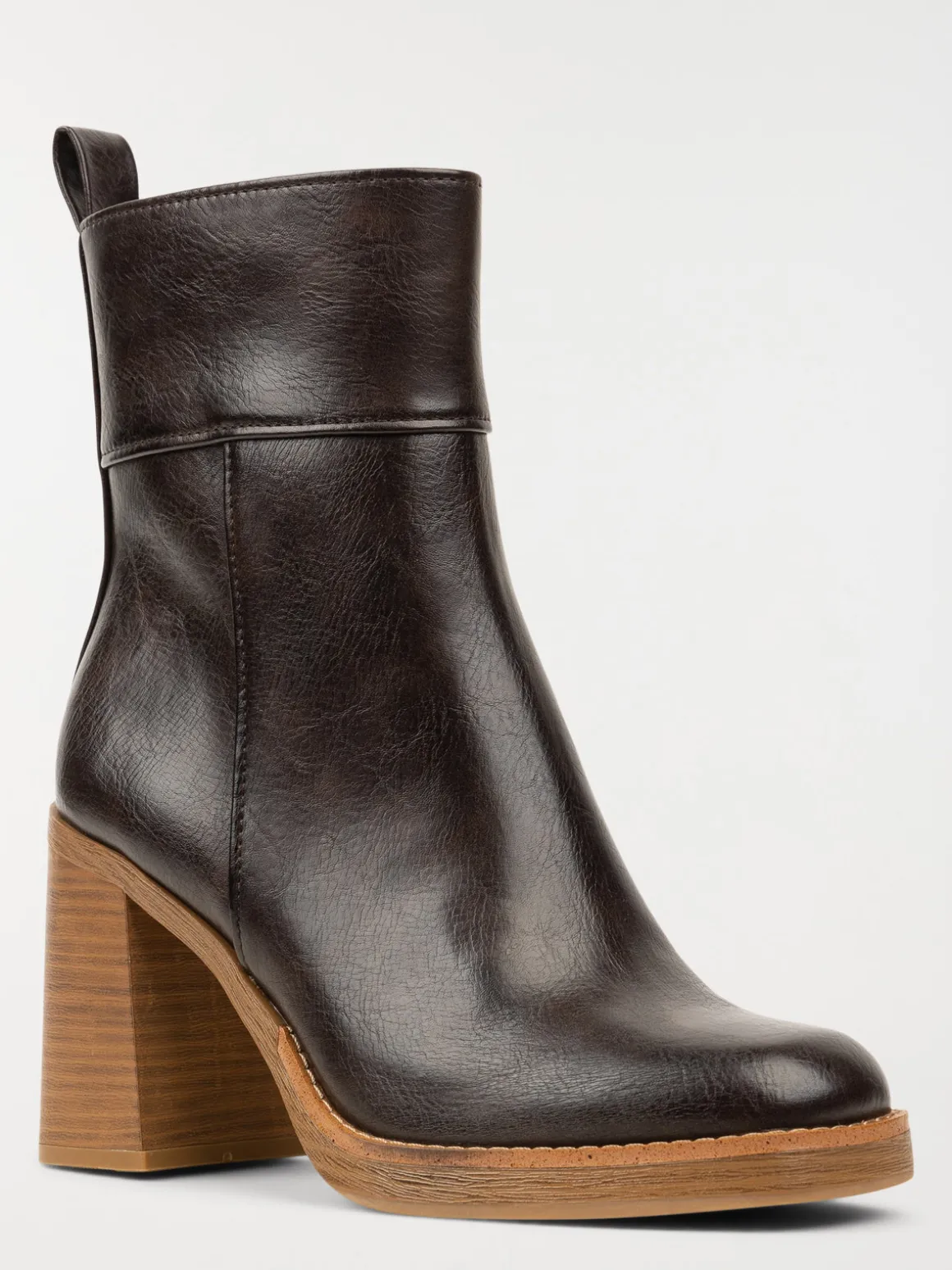Bottines coloris moka femme (36-41)