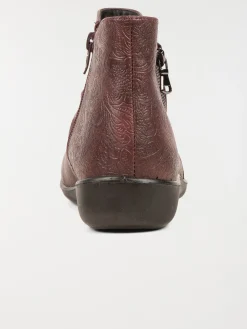 Bottines confort bordeaux femme (37-42)