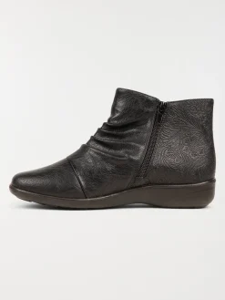 Bottines confort noires femme (37-42)
