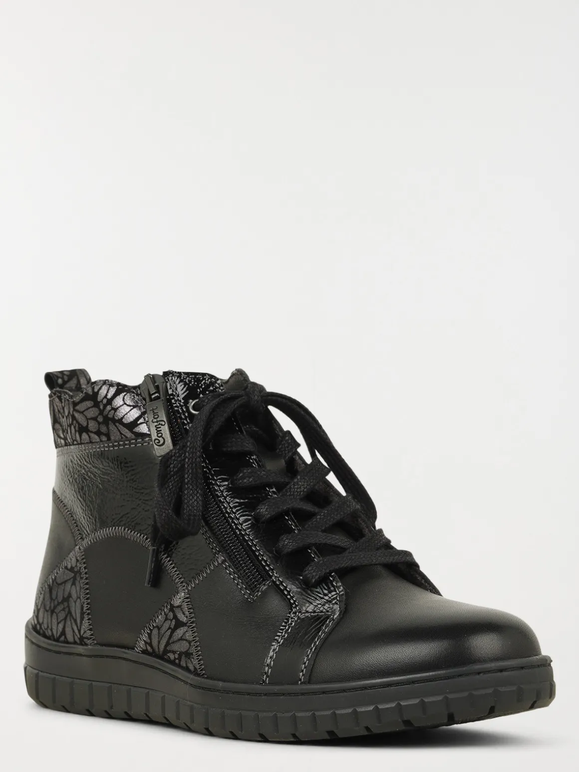 Bottines confort noires femme (36-41)
