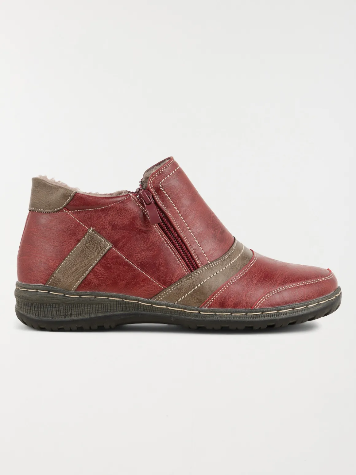Bottines conforts zippées femme (36-41)