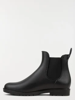 Bottines de pluie noires femme (36-41)