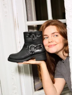 Bottines détails clous femme (36-41)