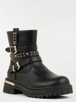 Bottines détails dorés fille (31-36)
