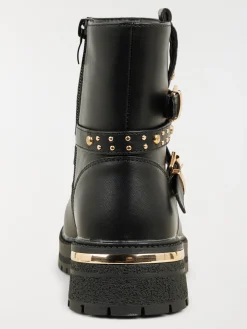 Bottines détails dorés fille (31-36)