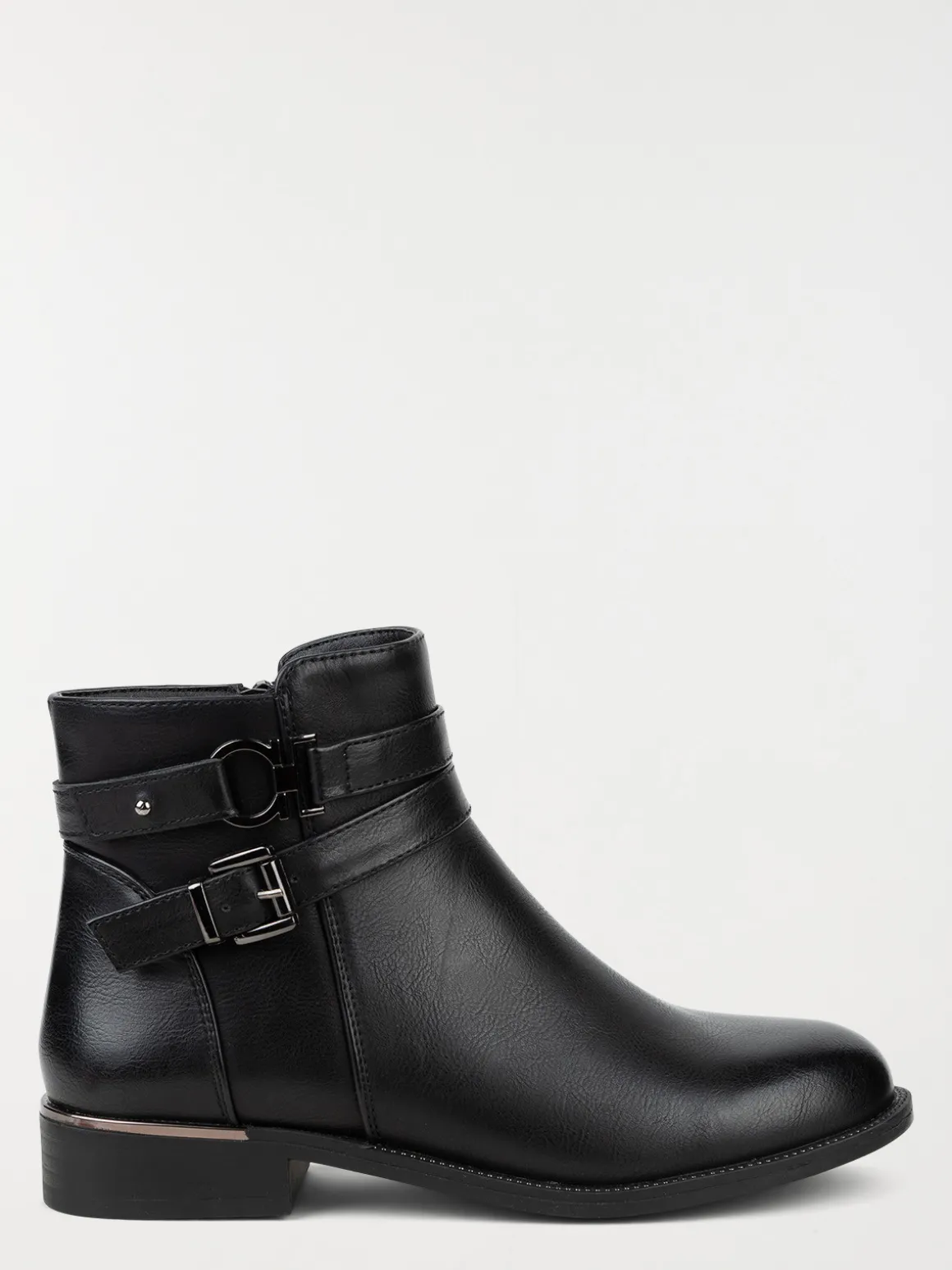 Bottines femme brides noires (37-42)