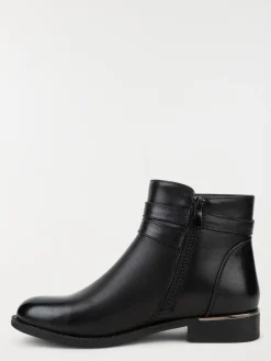 Bottines femme brides noires (37-42)