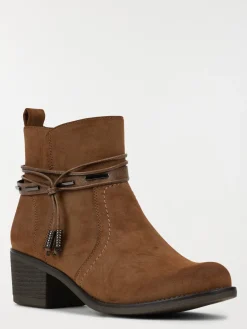 Bottines femme marron (36-41)