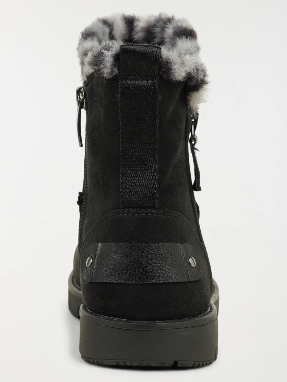 Bottines femme plates zippées (36-41)