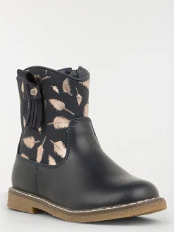 Bottines feuilles dorées fille (31-35)