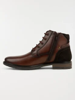 Bottines homme zippée et lacet (40-45)