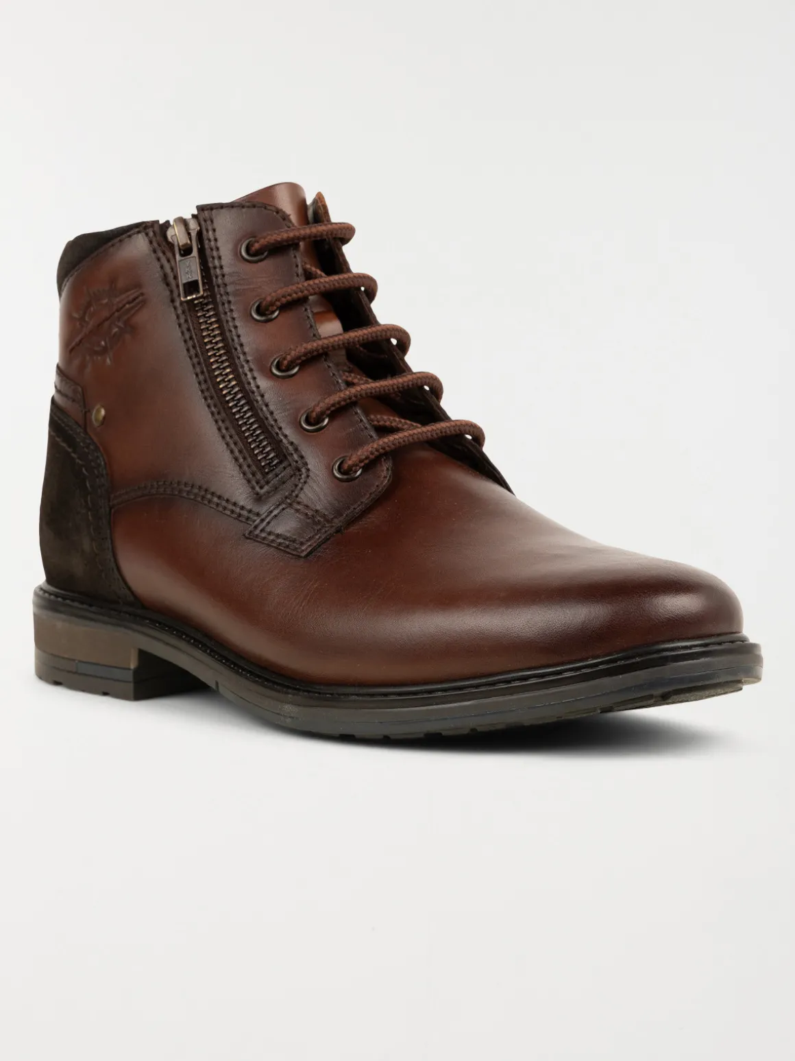 Bottines homme zippée et lacet (40-45)