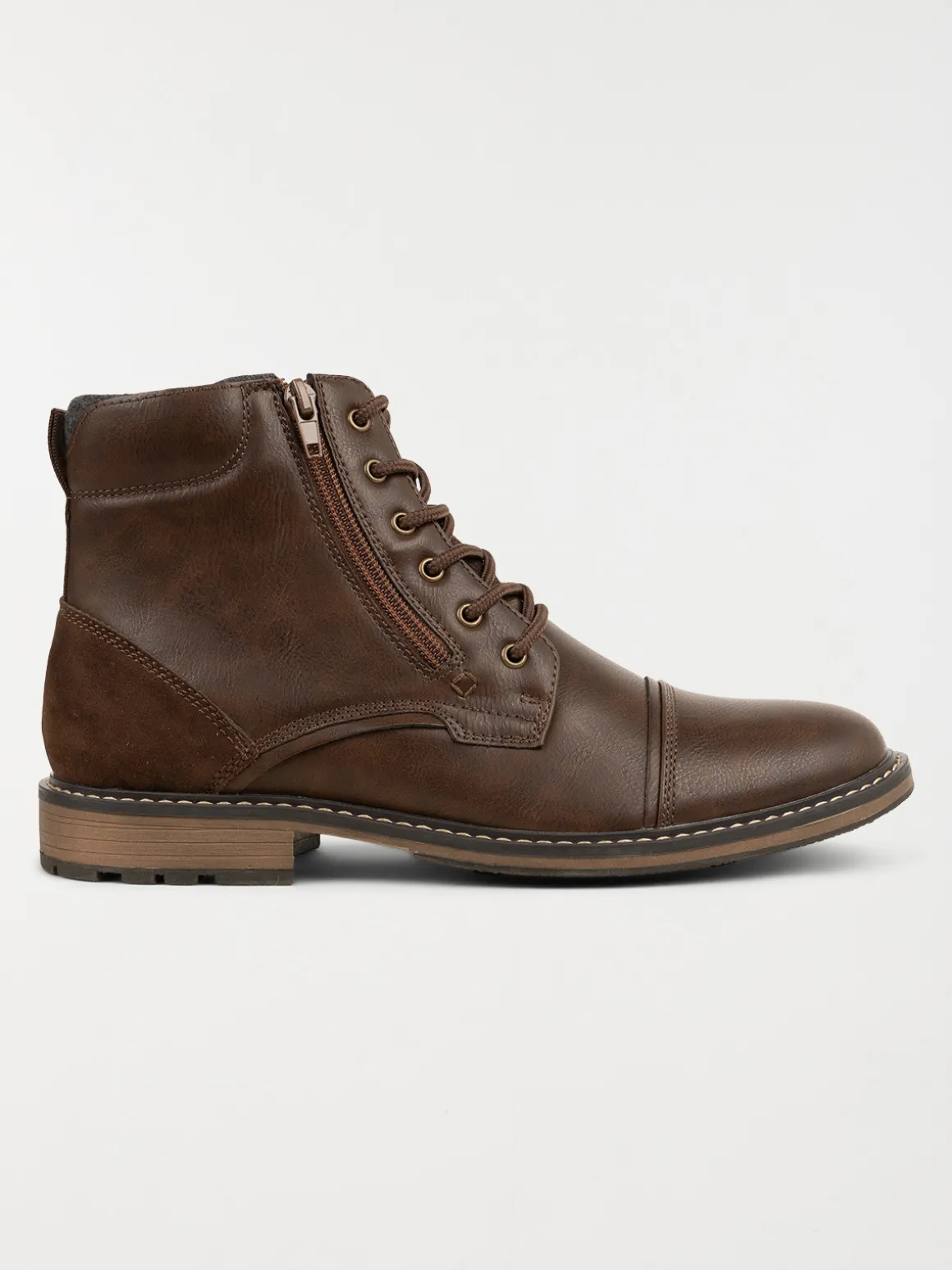 Bottines homme zips et lacets (40-46)