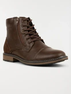 Bottines homme zips et lacets (40-46)