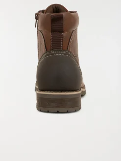 Bottines lacets marrons homme (40-46)
