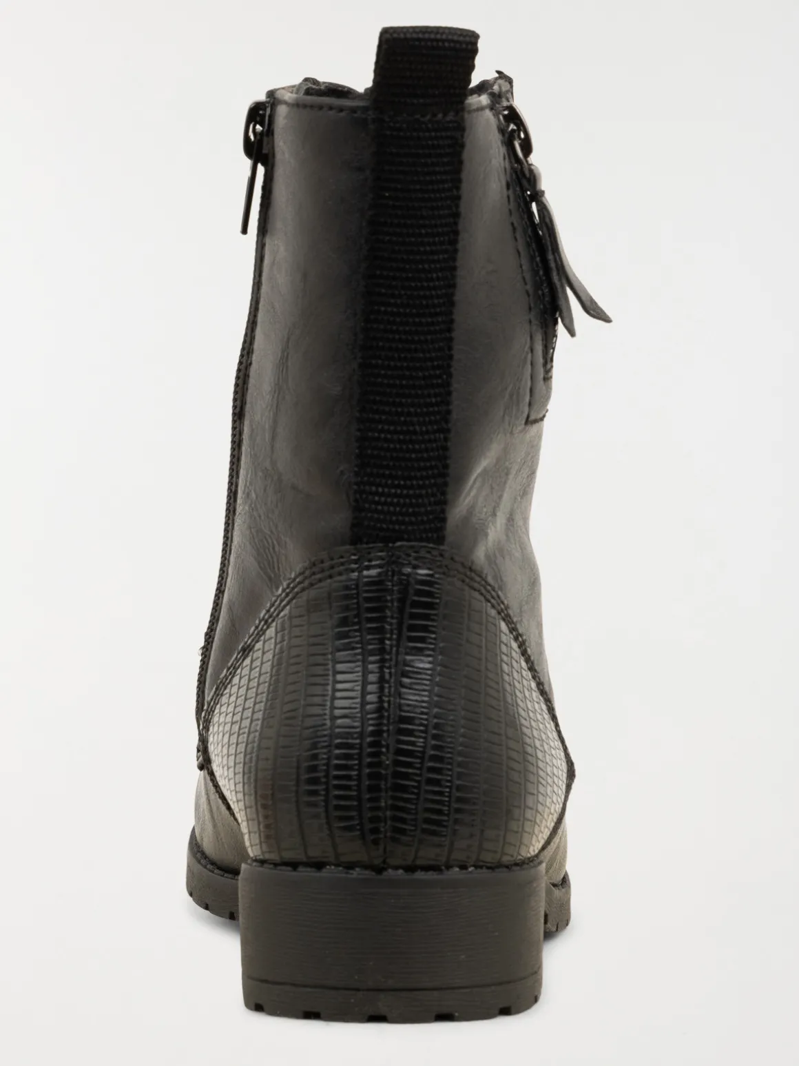 Bottines lacets noires femme (36-41)