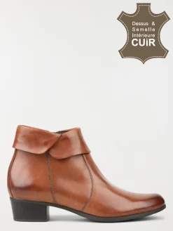 Bottines marron femme (36-41)