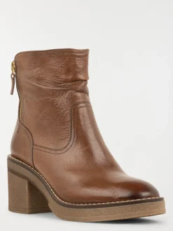 Bottines marrons femme à talon (36-41)