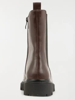 Bottines marrons plates femme (36-41)