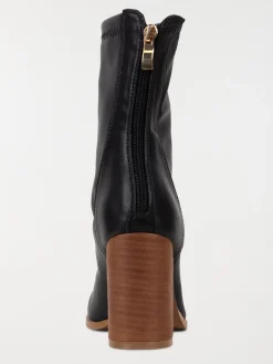 Bottines noires femme à talon (36-41)