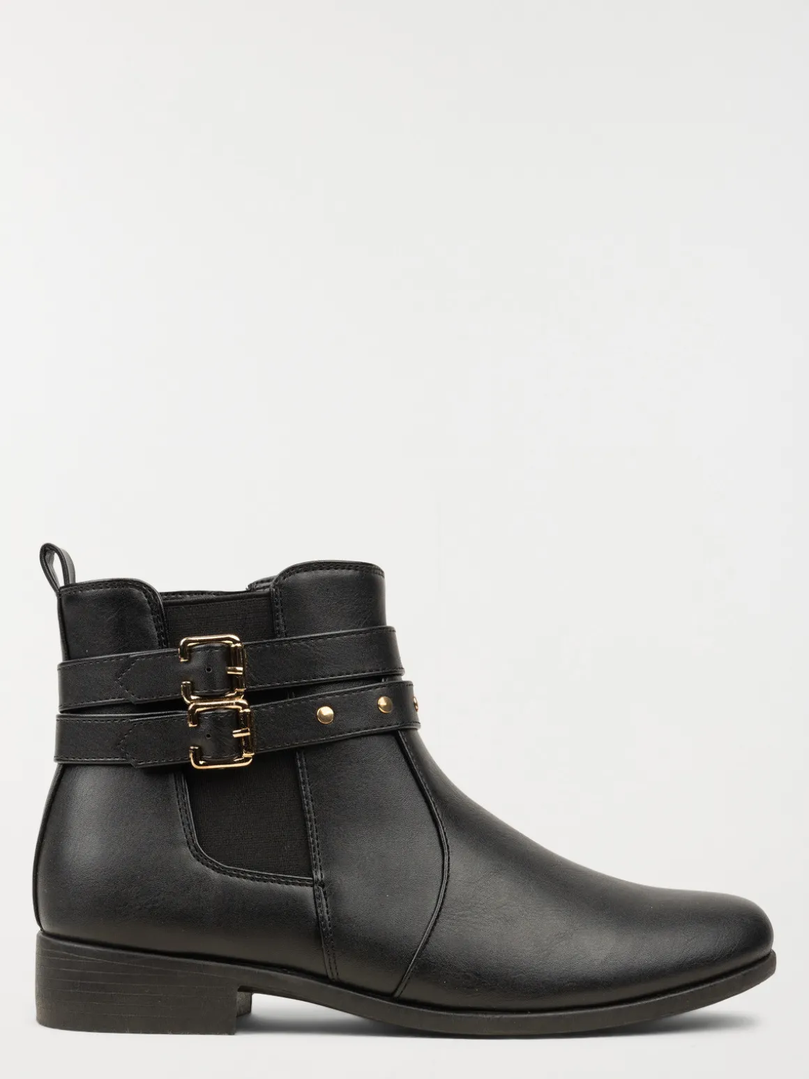 Bottines noires femme brides (36-41)