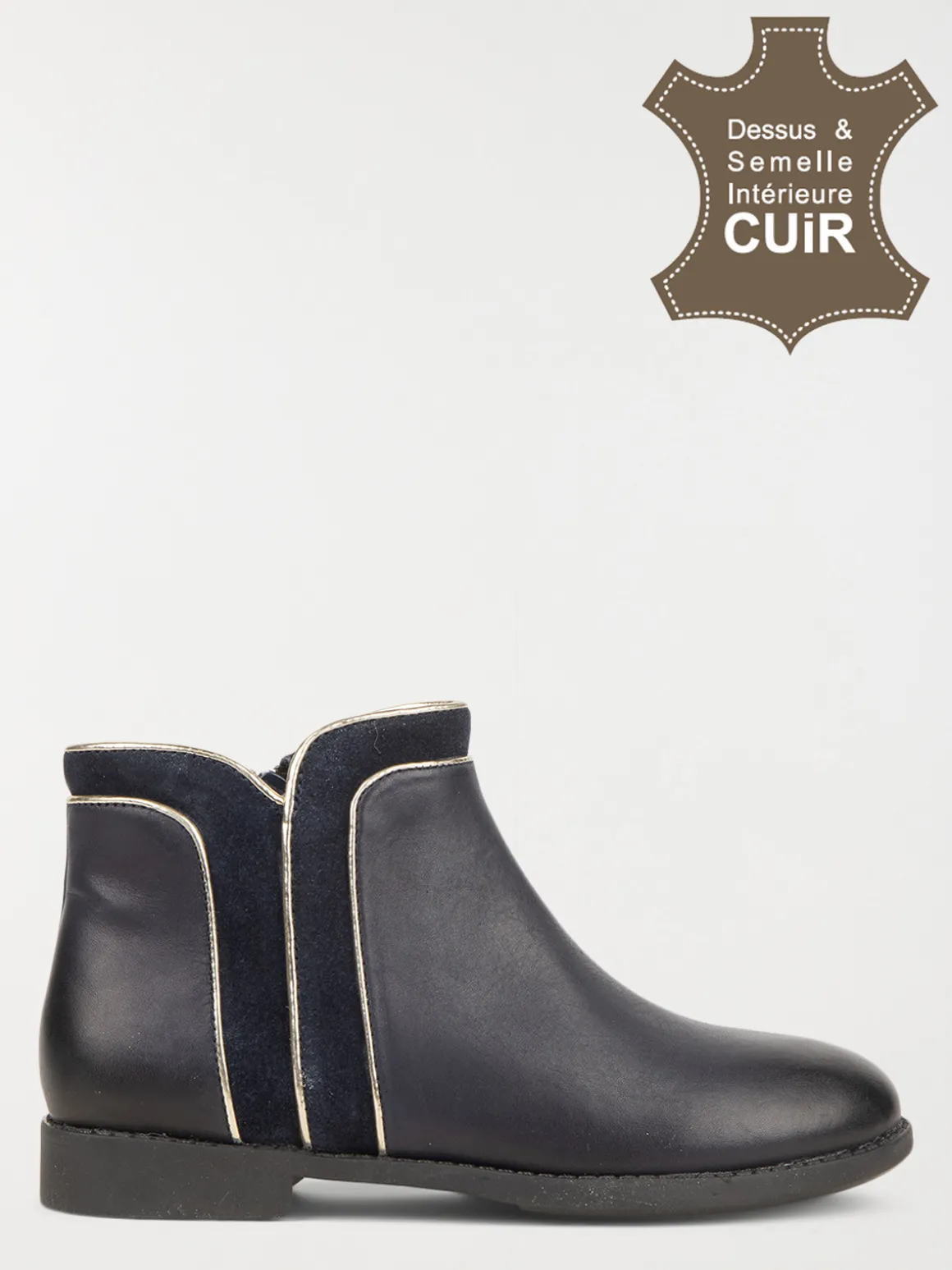 Bottines noires fille (31-35)