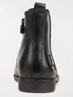 Bottines noires fille (32-35)