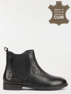 Bottines noires fille (32-35)