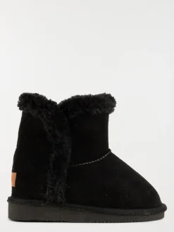 Bottines noires fourrées fille (25-30)